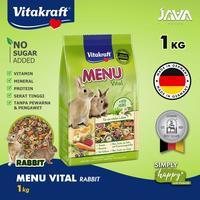 Gambar Vitakraft Menu Vital Rabbit Dry Food Premium Freshpack  - Makanan Pellet Kelinci Bernutrisi - 1 kg dari Java Petco Kota Administrasi Jakarta Selatan 2 Tokopedia