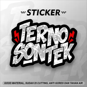 Sticker Terno Sontek Ukuran 8 Cm Sudah Di Cutting Sudah Di Lapisi Anti Gores Anti Luntur Tinggal Tempel