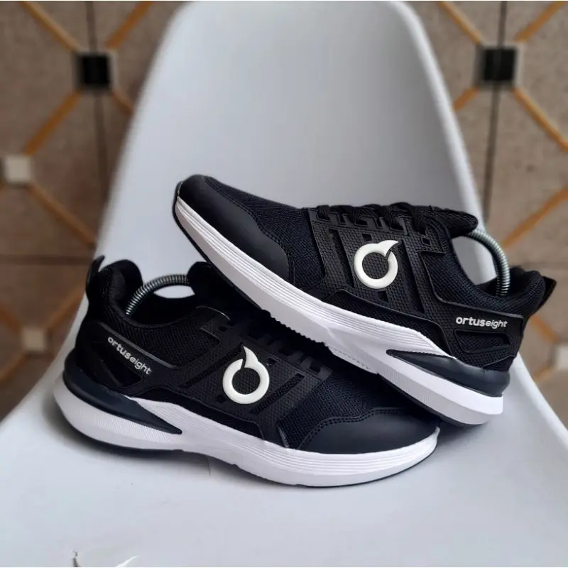 Ortuseight Sepatu Running Hyperglide black White / Sepatu Lari / Sepatu Running Pria / Wanita UNISEX Outdoor 2