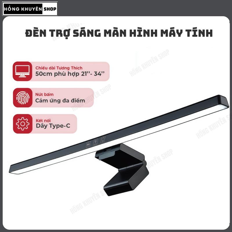  Đèn Treo Màn Hình Máy Tính Cảm Ứng Cao Cấp Phù Hợp Nhiều Kích Thước Màn Hình Đèn Màn Hình Ánh Sáng Tự Nhiên Chống Mỏi Mắt Bảo Vệ Thị Lực Khi Học Tập Giải Trí Và Setup Góc Làm Việc Đẹp 