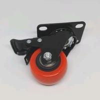 Gambar Roda PU Merah Light Duty CASTER TAIWAN 2" Plat Rem dari Toko Roda Jaya LTC GLODOK Kota Administrasi Jakarta Barat 2 Tokopedia