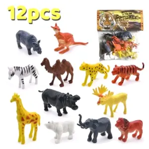 1195 Wild Animal Figure Miniatur Binatang Liar / Replika Hewan / Mainan Miniatur Hewan Liar Untuk Anak Anak