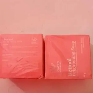HIQWEEN NEW SABUN RETINOL BRIGTENING SOAP 5% NIACINAMIDE Face Facial Wash Sabun Cuci Muka Badan Penghilang Flek Hitam Melasma Membersihkan Mencerahkan Wajah