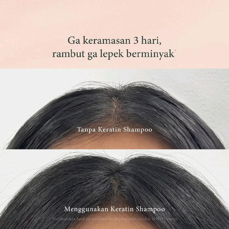 SHRD Nutra Therapy Keratin Shampoo Perawatan Rambut Rontok Lepek Oil Control Conditioner Haircare Ketombe Sampo Kering Penghitam Vitamin Extract Berminyak 4