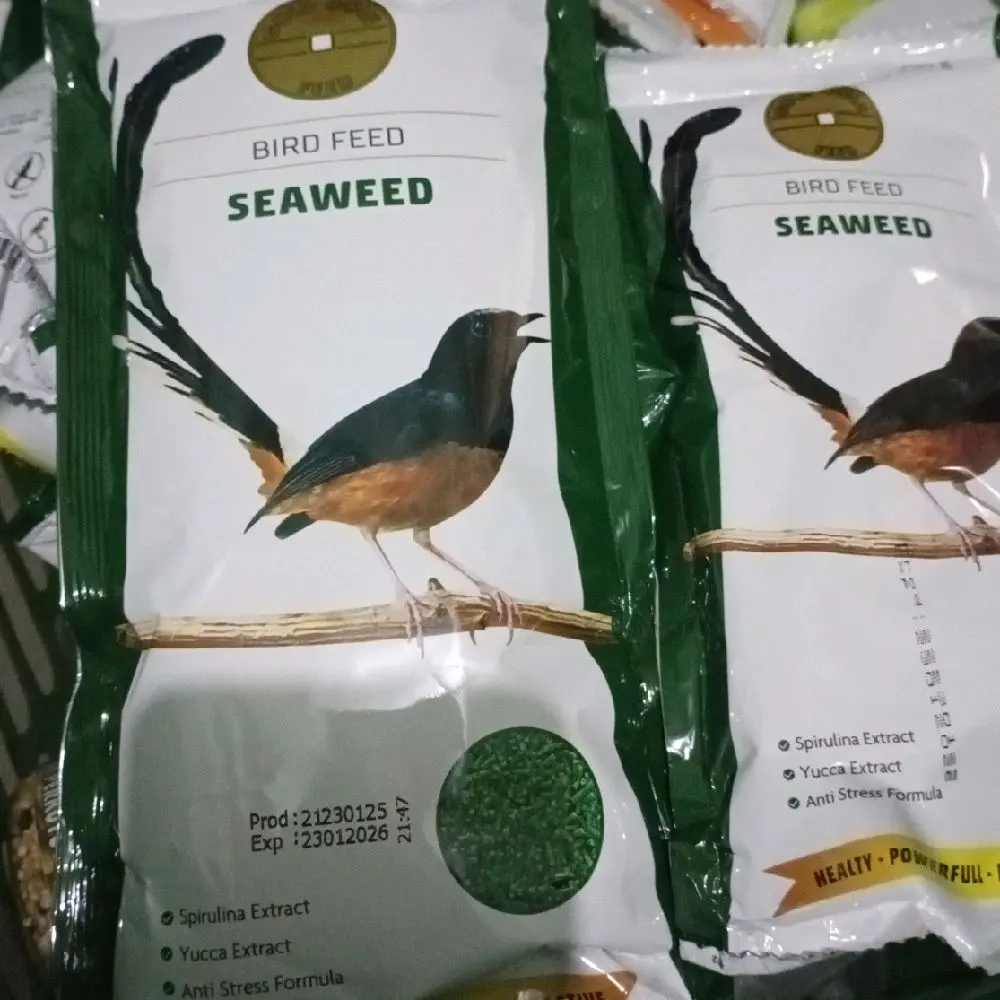 GC SEAWED HIJAU GOLD COIN HIJAU 250G Dan 450g pakan makanan burung berkicau