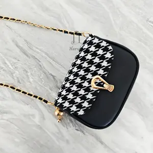 Haruka Tas Selempang Wanita Clara Gaya Korea Bahan Sintetis & Kanvas Premium Cocok untuk Hangout dan Aktivitas Sehari-hari