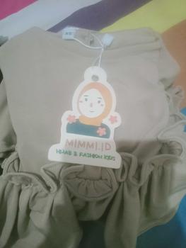 Product Review of MIMMI.ID—Shanum Set Jilbab Dress Gamis Jersey Anak Perempuan Baju Muslim Panjang Syari Cewek Wanita Setelan  Polos Newborn from M**a 2