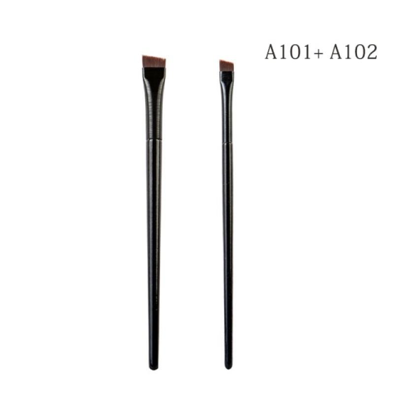 Cọ Đường Viền Lông Mày Cho Nữ, 2 Cái / bộ, Cọ Kẻ Mắt, Cầm Tay, Kẻ Lông Mày Góc Cạnh Nhỏ, Dụng Cụ Trang Điểm Mỹ Phẩm, Mới 6