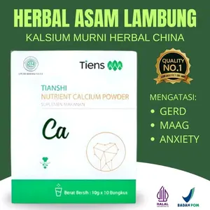 Kalsium Murni Obat China asam lambung ampuh menyembuhkan gerd anxiety susu protein
