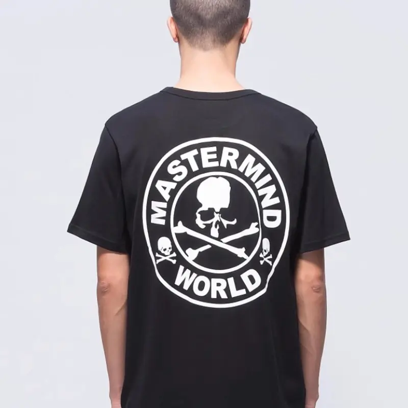 MASTERMIND trendy skull short sleeved casual fashion printed round neck men's T-shirt