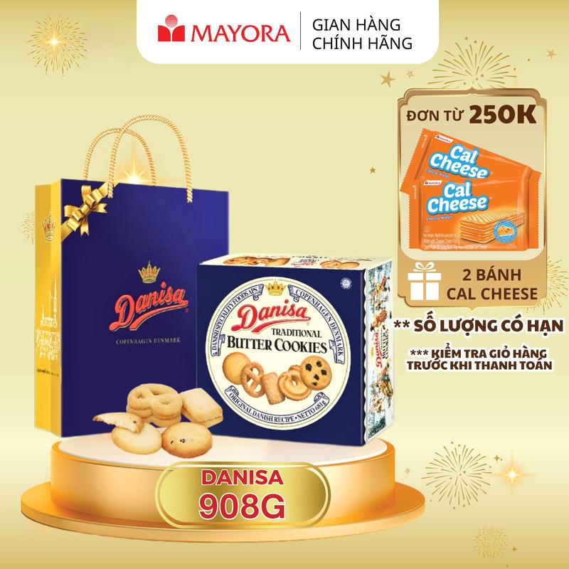  BÁNH QUY BƠ DANISA HỘP 908G 