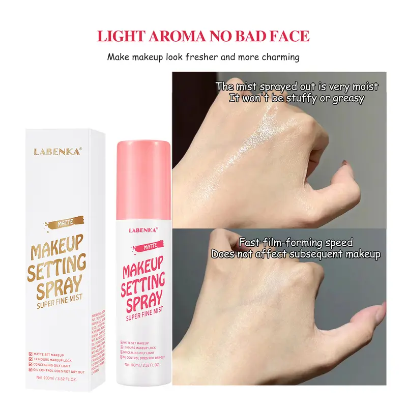 LABENKA LBK-F03  MATTE MAKEUP SETTING SPRAY SUPER FINE MIST 100 ML 5