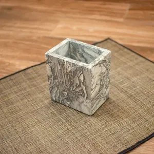 New York Marble Glass / Gelas Marmer / Tempat Sikat Gigi Odol