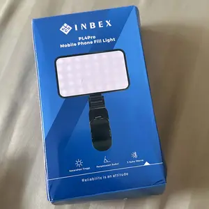 【K】【COD】【24H Shipping】【30 HARI】【Esok Sampai】INBEX PL4 Mini Portable LED Light untuk Selfie, Live Streaming, dan Fotografi – Lampu Saku untuk Kecantikan dan Penggunaan di Luar Ruangan