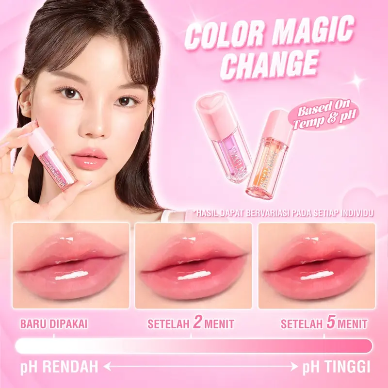 [BUY 1 GET 1] PINKFLASH Hydrating Plumy Lip Oil Color Changing Lip Balm Glossy Lasting PFL30 4