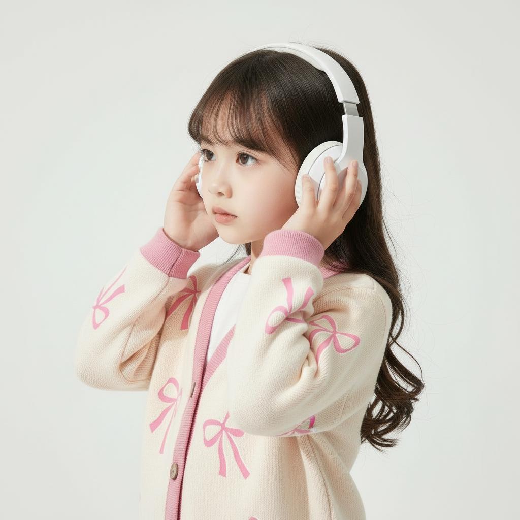 CAIFU Jaket Cardigan Pita Cream Anak Perempuan Lengan Panjang Y2K Usia 3-12 Tahun Bahan Lembut Halus Nyaman Adem Variasi Warna Pastel Cantik Fashion