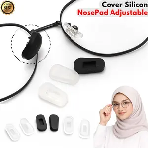 Silikon cover nosepad adjustable kacamata anti melorot penyangga hidung karet sarung nosepad kacamata