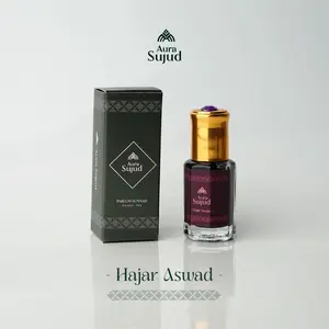 Minyak Wangi Hajar Aswad by Aura Sujud Original 100% Parfum Sunnah Arab Non Alkohol