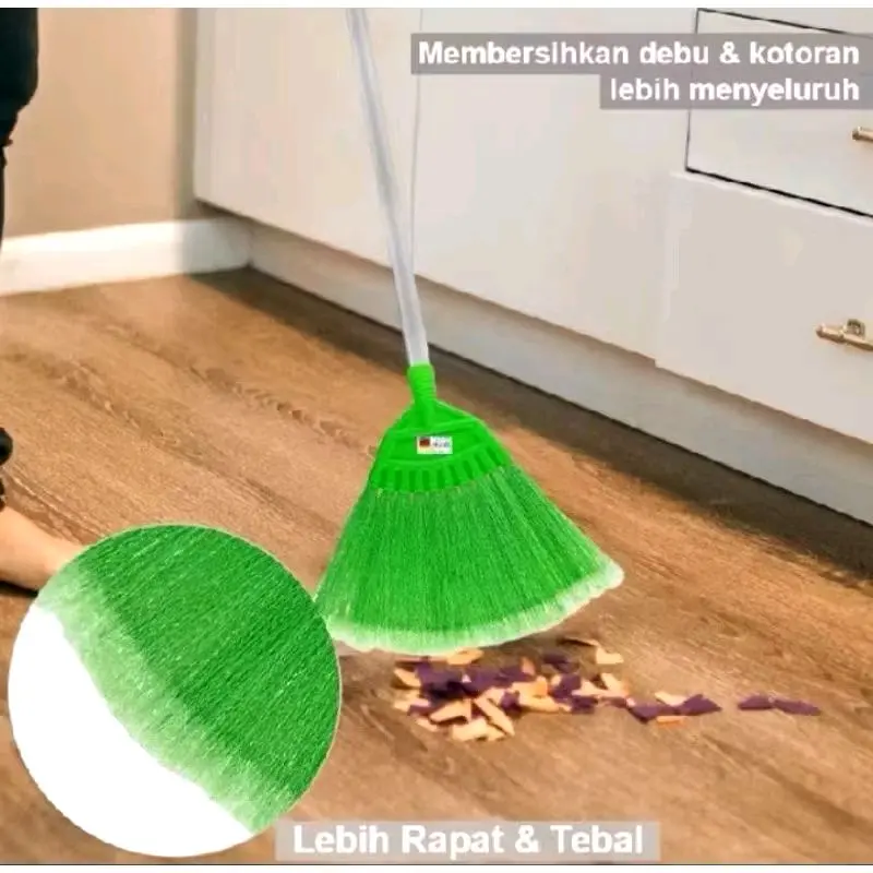 Sapu Plastik Nagata NGT 341 / Sapu Nylon Warna Kombinasi (Model Baru) 6
