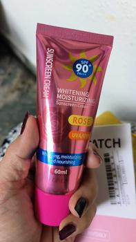 Product Review of LBLS Facial Sunscreen Cream SPF 90+High Protection UV PLUS Sunscreen For Facial Body Skin Daily Sunscreen Repairing from A**🇬 0