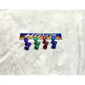 BAUT TITANIUM NEPEL BANJO SELANG REM DRAT HALUS DAN DRAT KASAR ORIGINAL PTITANIUM