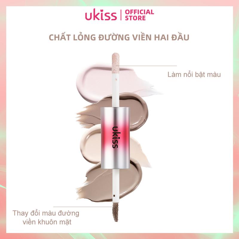 UKISS Tạo khối & bắt sáng cho đầu đôi Đường viền chất lỏng Bóng mũi Phấn highlight (4g) Nữ Trang điểm Mỹ phẩm Cosmetic