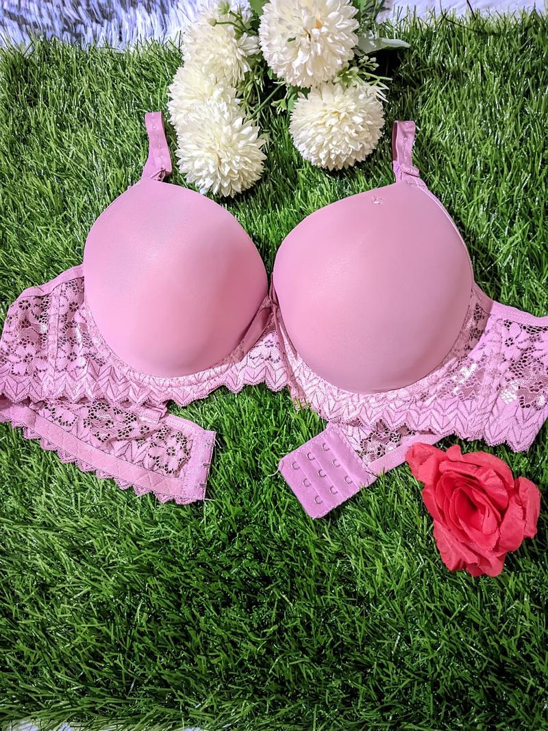 Product Introduction of Bh Bra Busa Tebal Pake Kawat Bra Wanita Push Up Kait 3 Super Montok Cup C Bra Cantik Motif Polos Mix Renda Lembut 22