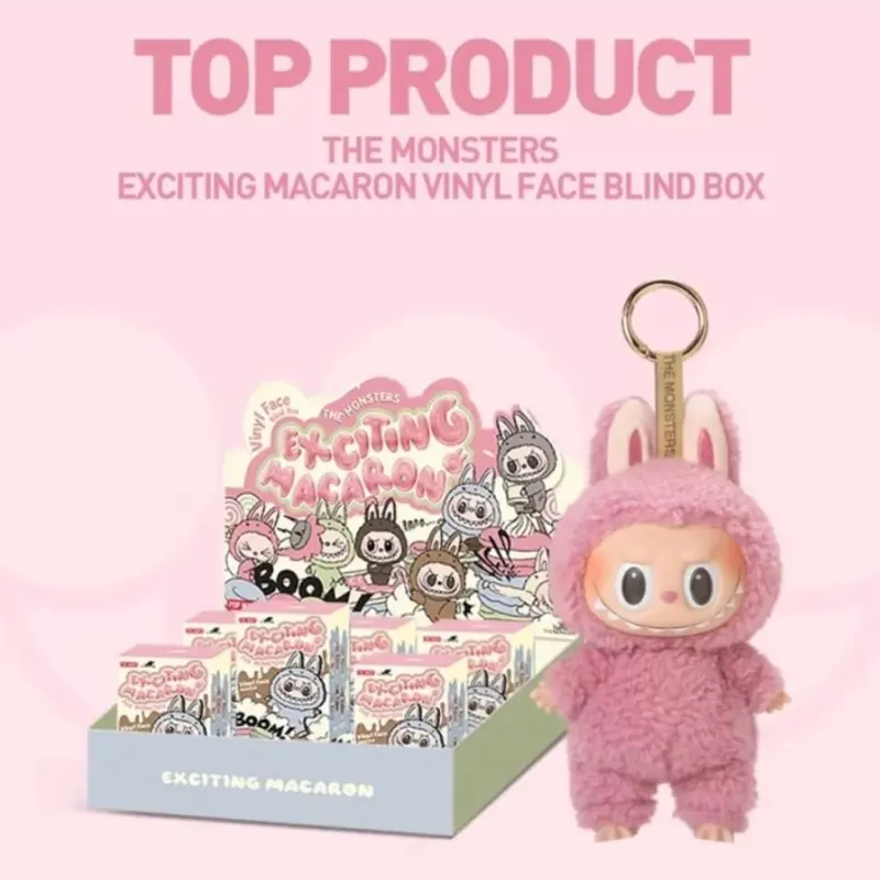 (BISA INSTAN) Labubu V1 The Monsters Exciting Macaron BLIND BOX - LABUBU V1 Vinyl Face Blind Box 7