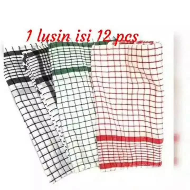 TERLARIS kain serbet putih kain lap kain serbet murah lap kain serbet dapur Cleaning