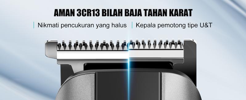 Product Introduction of Kensen Hair Clipper  Epilator Pencabut Bulu Alat Cukur Kumis Dan Jenggot Clipper all in one Alat Cukur Rambut 9