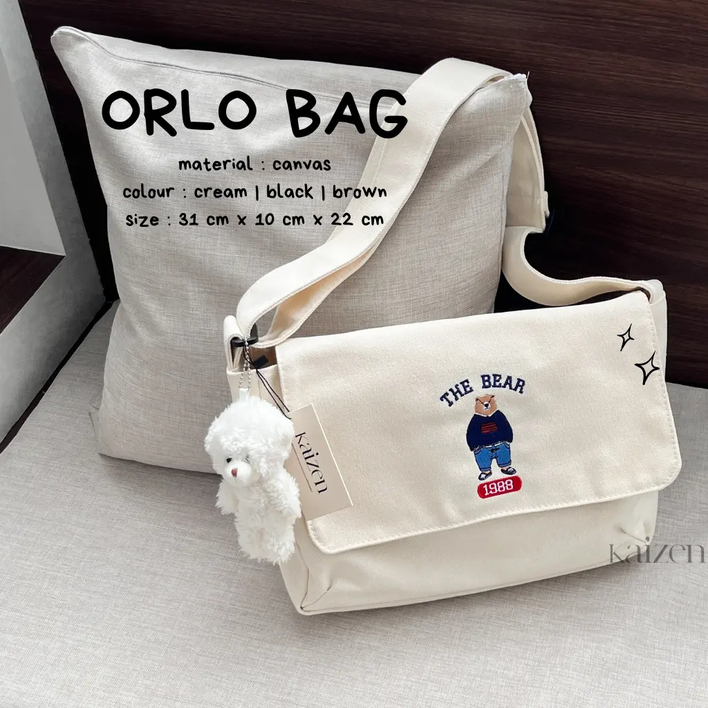 KAIZEN | Orlo Slingbag | Tas Selempang Unisex | Wanita Pria