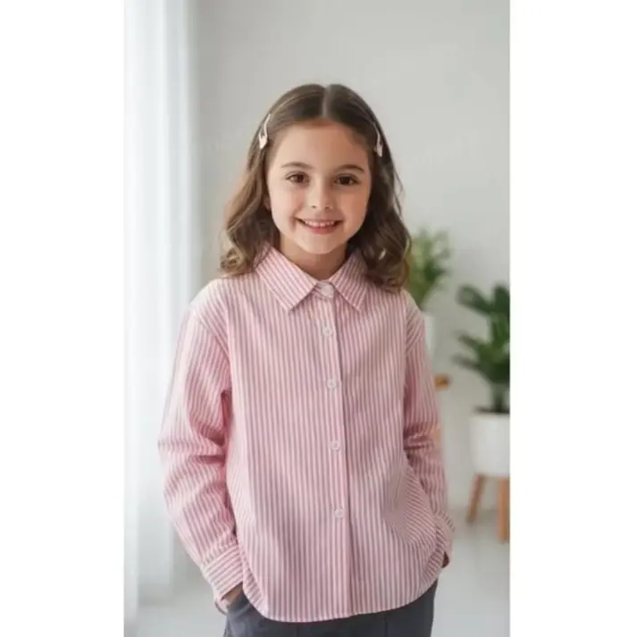 Baju Anak Katun Salur Halus Premium Fashion Bahan Premium Desain Salur Viral Cocok untuk Hangout dan Kegiatan Harian