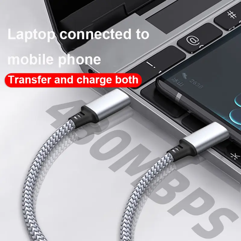 Cáp loại C, dài 3m / 5m / 8m, sạc nhanh, cáp USB C, truyền dữ liệu, dây sạc, Thích hợp cho iPhone 8-14 và điện thoại Android TypeC micro, [Thanh Toán Khi Nhận Hàng] 1