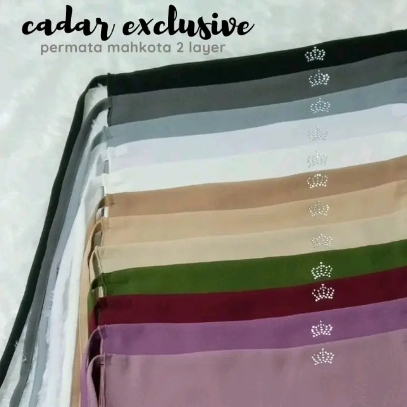 cadar mahkota 2 layer exclusive aylatsabith 2