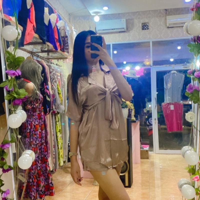 Setelan satin  Wanita Celana Panjang 5