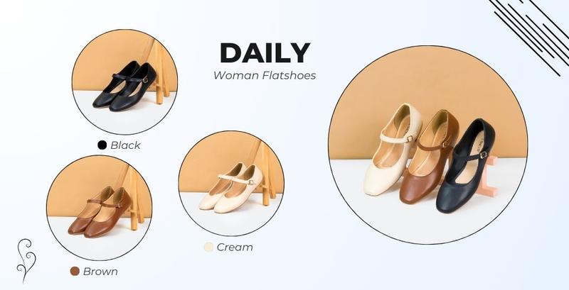 Product Introduction of SEIS Daily Flatshoes Wanita Sepatu Wanita Kerja Cewek 3