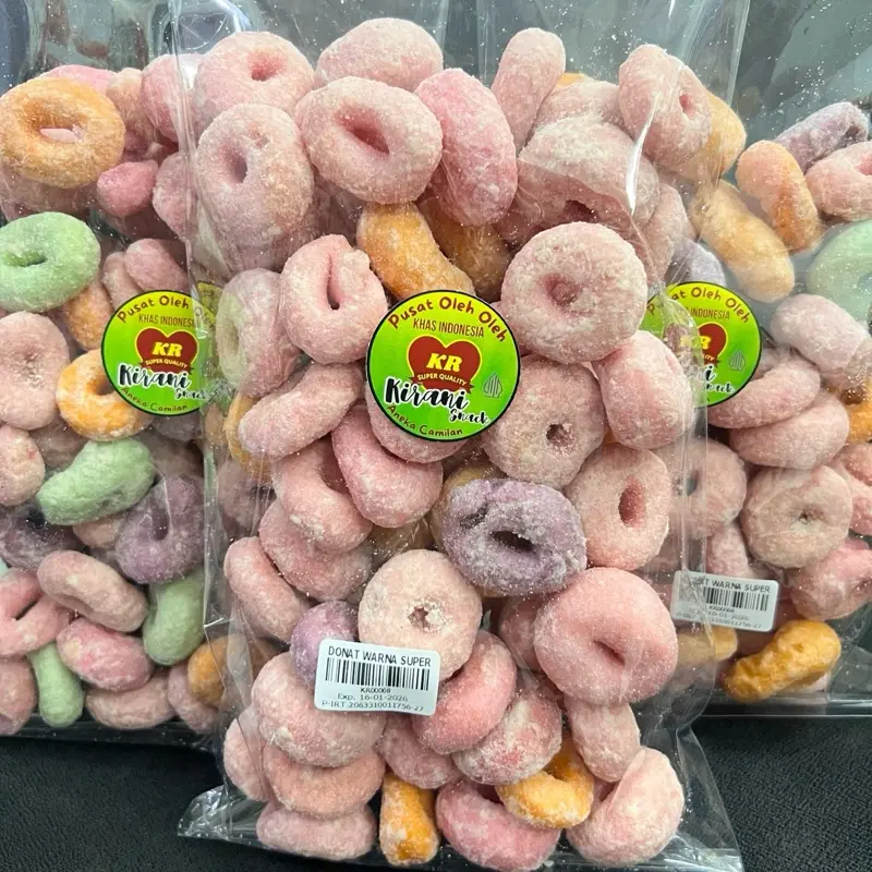 DONAT WARNA WARNI PELANGI MANIS SUPER ENAK