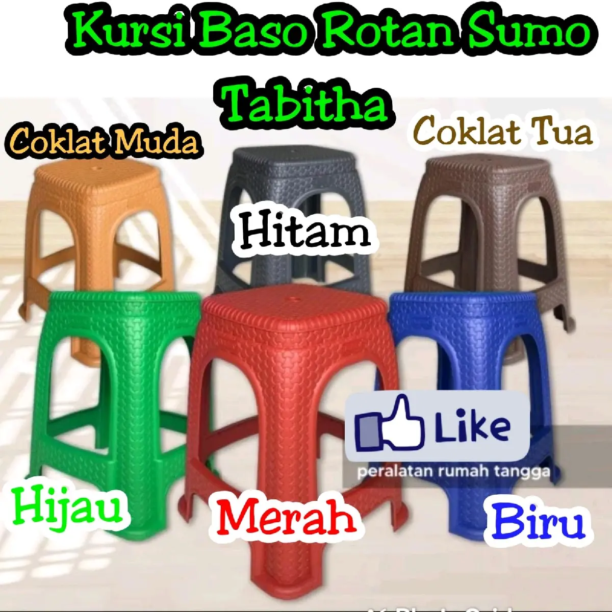 Kursi Baso Kursi Rotan Plastik Kursi Rotan Tabitha Sumo Bangku
