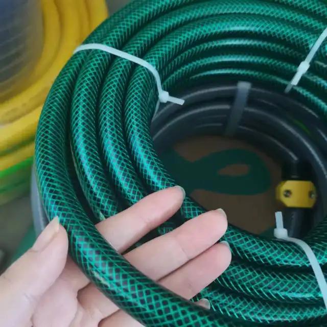 Sepaket Semprotan New Semprot Taman Steam Cuci Mobil Motor - Selang Air Serat Benang Cuci Motor Mobil 2MM - Selang Air Plus Nozzle Semprotan Model Hitam 8