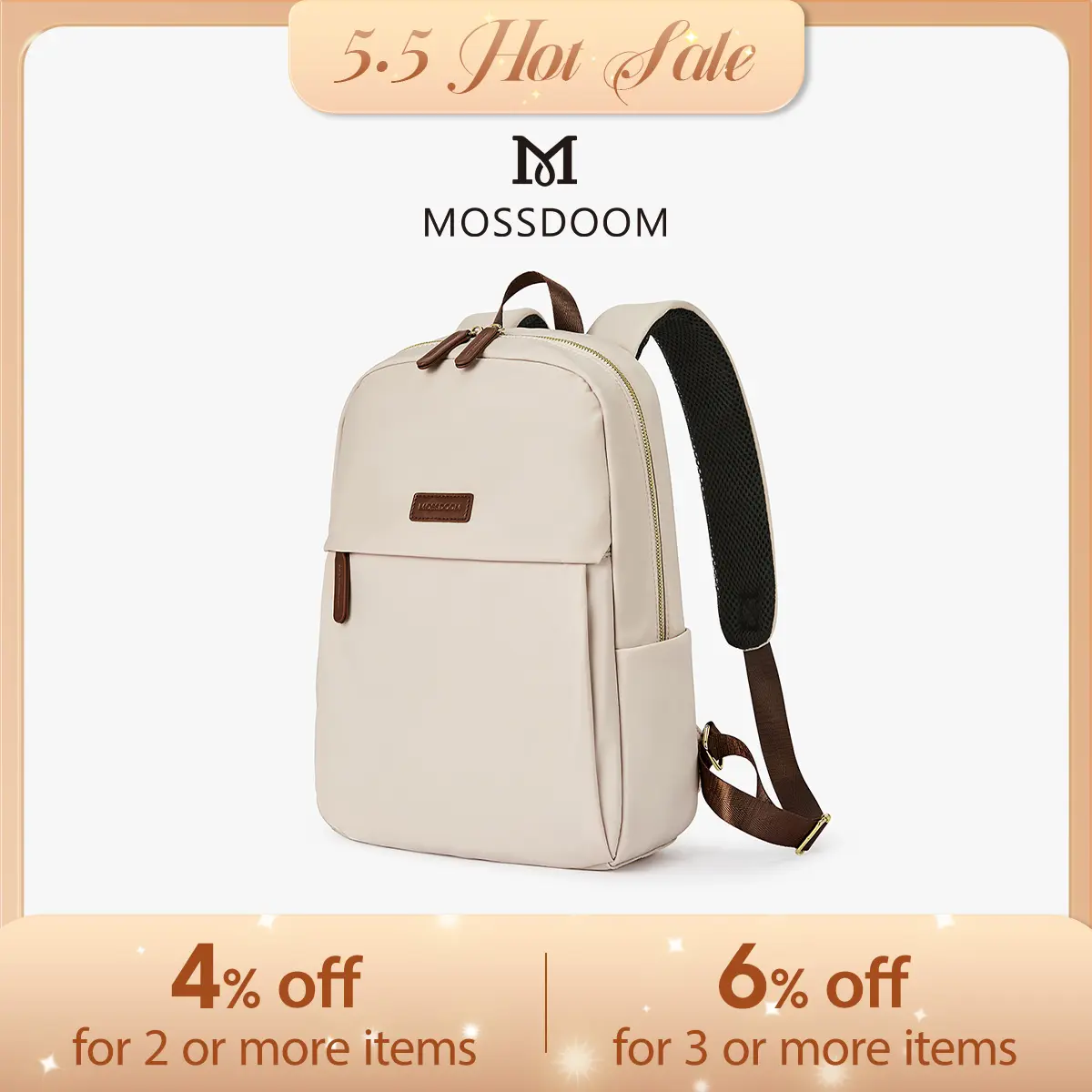 MOSSDOOM Goofy Backpack Women's Backpack – Chic, Spacious & Versatile for Every Day