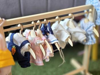 Product Review of 10 Pcs Wooden Hangers for 6 inch Labubu Doll Clothes Outfit Holders Hangers DIY for Labubu Baby Three Upset Duck Dolls Furniture Accessories from B**s H**e L**e i** S** 1