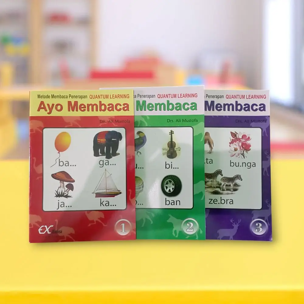 buku PAUD dan TK Ayo Membaca 1 2 3 Anak Books