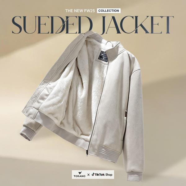 [NEW]Áo khoác nam Da Lộn Lót Lông Cao Cấp TORANO CL002  - Thiết kế ôm vừa phải thoải mái - Menswear, Tay Dài áo  khoác áo  khoác áo  gió Jacket