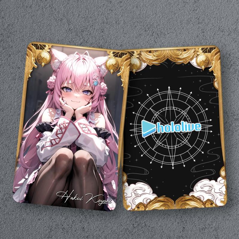 Product Introduction of Premium Photocard Hololive Japan Generation 6, Laplus+ Darkness, Sakamta Chloe, Kazama Iroha, Hakui Koyori Glossy 6
