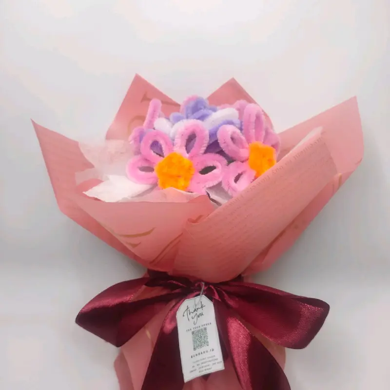 Buket Kawat Bulu Small - mini 2