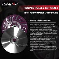 Gambar ROPER RACING LINE MAGIC PULLEY SET KVY BEAT KARBU SCOOPY KARBU SPACY KARBU PROPER RACING LINE dari Proper Racing Line Kota Administrasi Jakarta Utara 2 Tokopedia