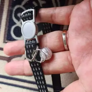 (Harga 1 Biji) Collar Kalung Hewan Lonceng Bunyi Motif Ikan Tulang Garis Bunga Kawat Kucing Kalung Leher Kucing Anjing Cat Collar Dengan Buckle