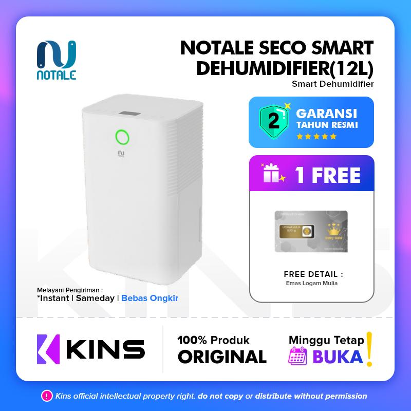 Notale Seco Smart Dehumidifier Serap Kelembapan With Wifi 12L-hari 0