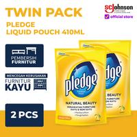 Gambar (TWIN PACK) Pledge Liquid Pouch 410ml – Pembersih & Perawatan Furniture Cair dari SC Johnson & Son Indonesia Kab. Tangerang 1 Tokopedia