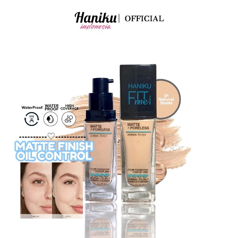Haniku Fit Me! Foundation Matte +Poreless | Foundation Haniku BPOM ...